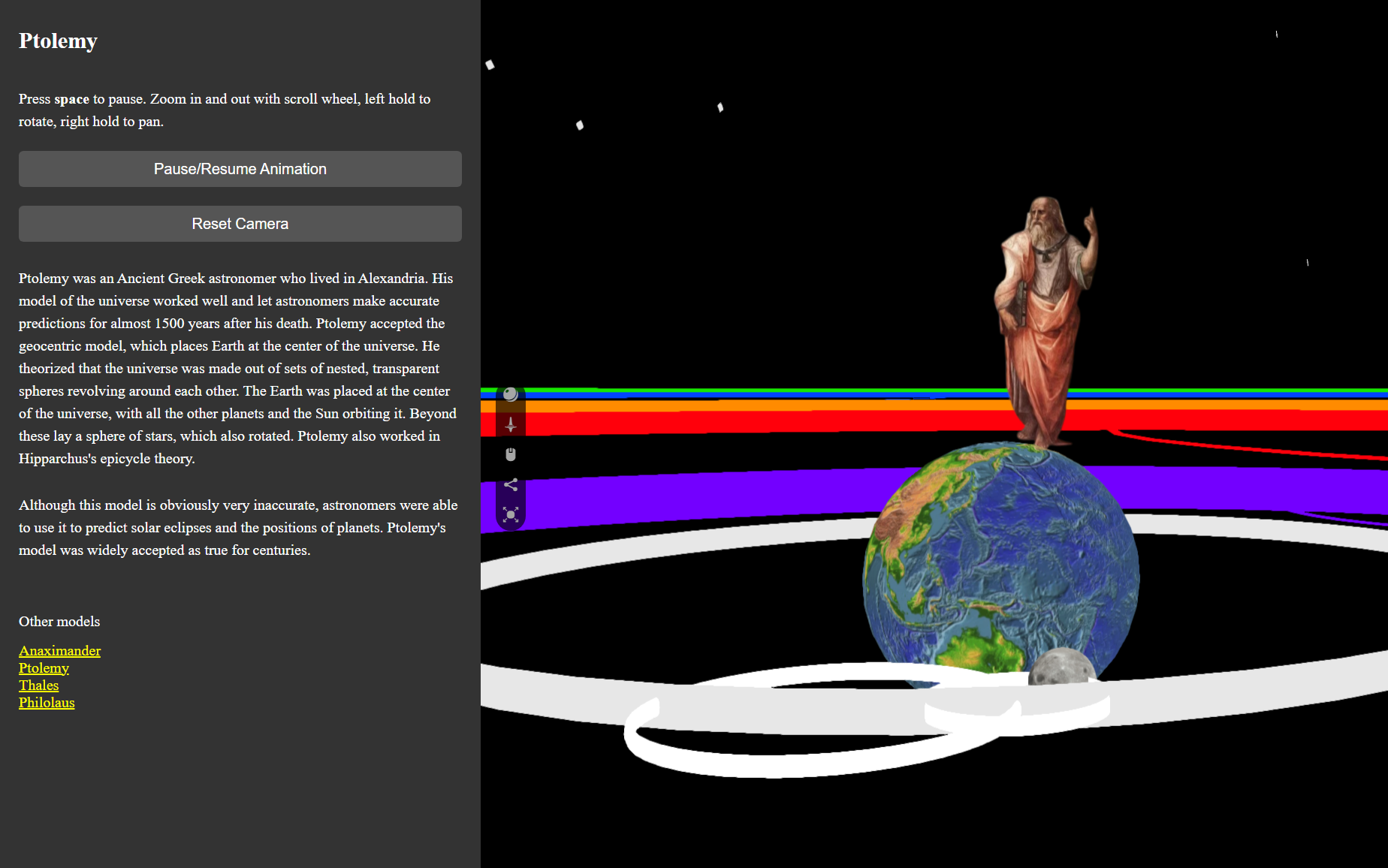 10th grade core class final project screenshot