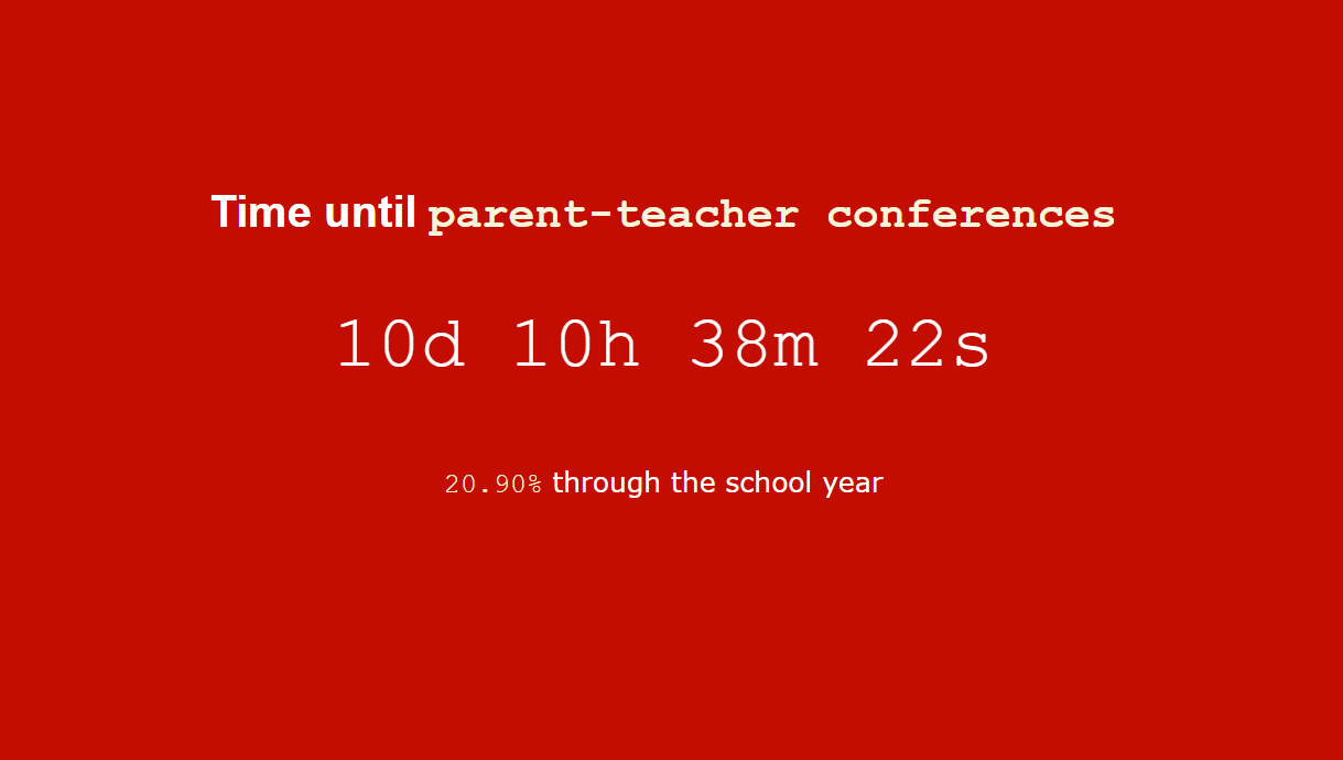 NextBreak countdown screenshot